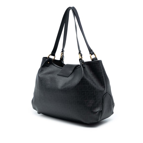Pre-Loved Fendi Zucchino Spalmati Chiusura Tote - Picture 2 of 8